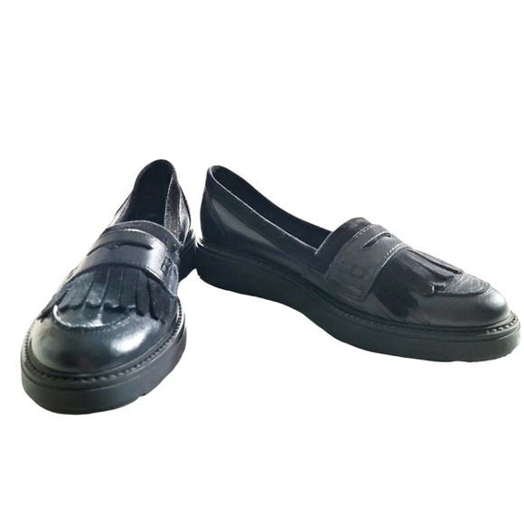 NEW Town Shoes Loafers Made in Italy Leather size 40 - Picture 3 of 10